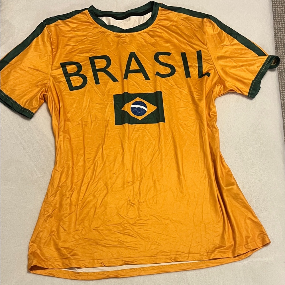 Brasil Yellow and Green T-Shirt/jersey (T)